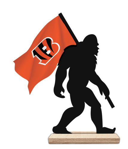 Fan Creations Home Decor Cincinnati Bengals 12inch Big Foot Cutout