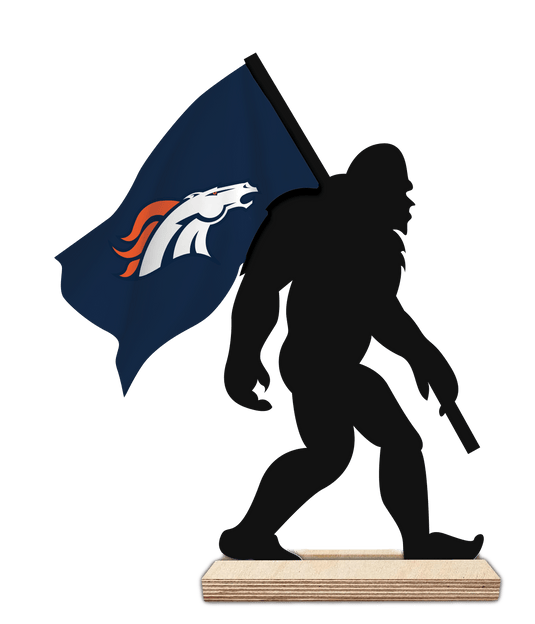 Fan Creations Home Decor Denver Broncos 12inch Big Foot Cutout