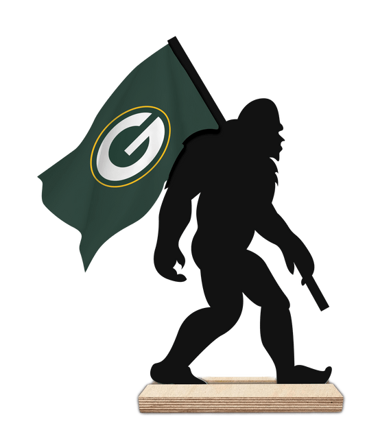 Fan Creations Home Decor Green Bay Packers 12inch Big Foot Cutout