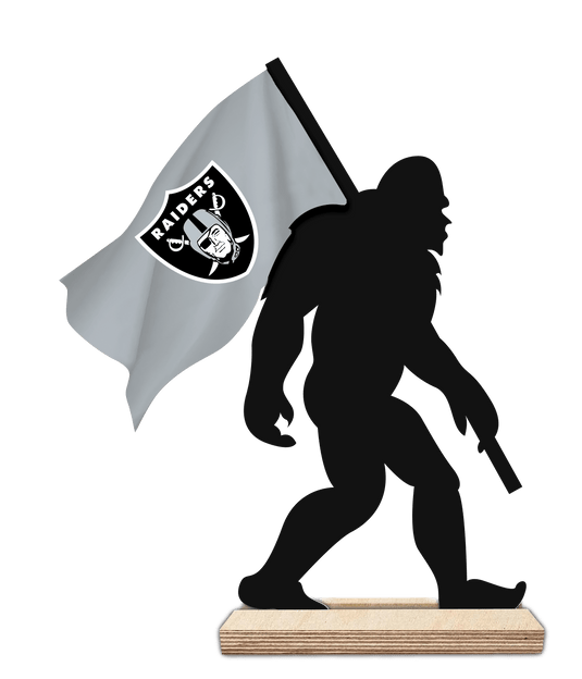 Fan Creations Home Decor Las Vegas Raiders 12inch Big Foot Cutout