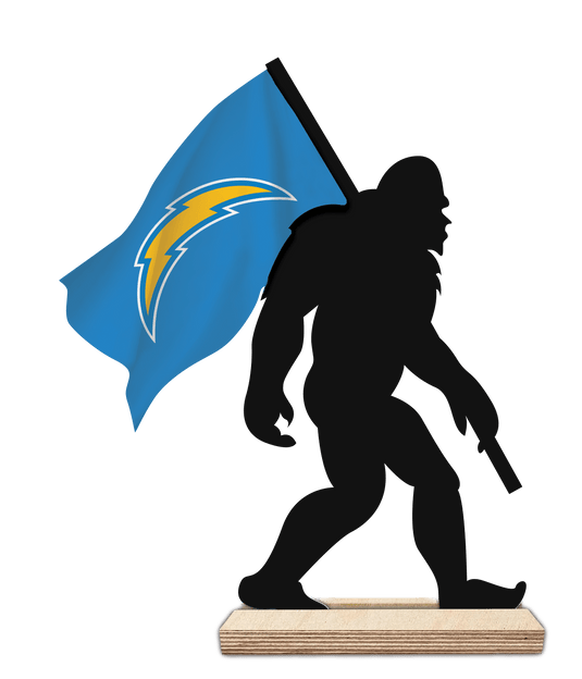 Fan Creations Home Decor Los Angeles Chargers 12inch Big Foot Cutout