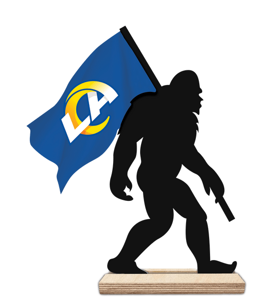 Fan Creations Home Decor Los Angeles Rams 12inch Big Foot Cutout