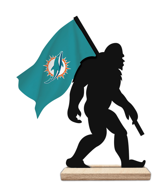 Fan Creations Home Decor Miami Dolphins 12inch Big Foot Cutout