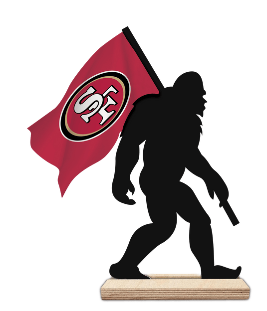 Fan Creations Home Decor San Fransisco 49ers 12inch Big Foot Cutout