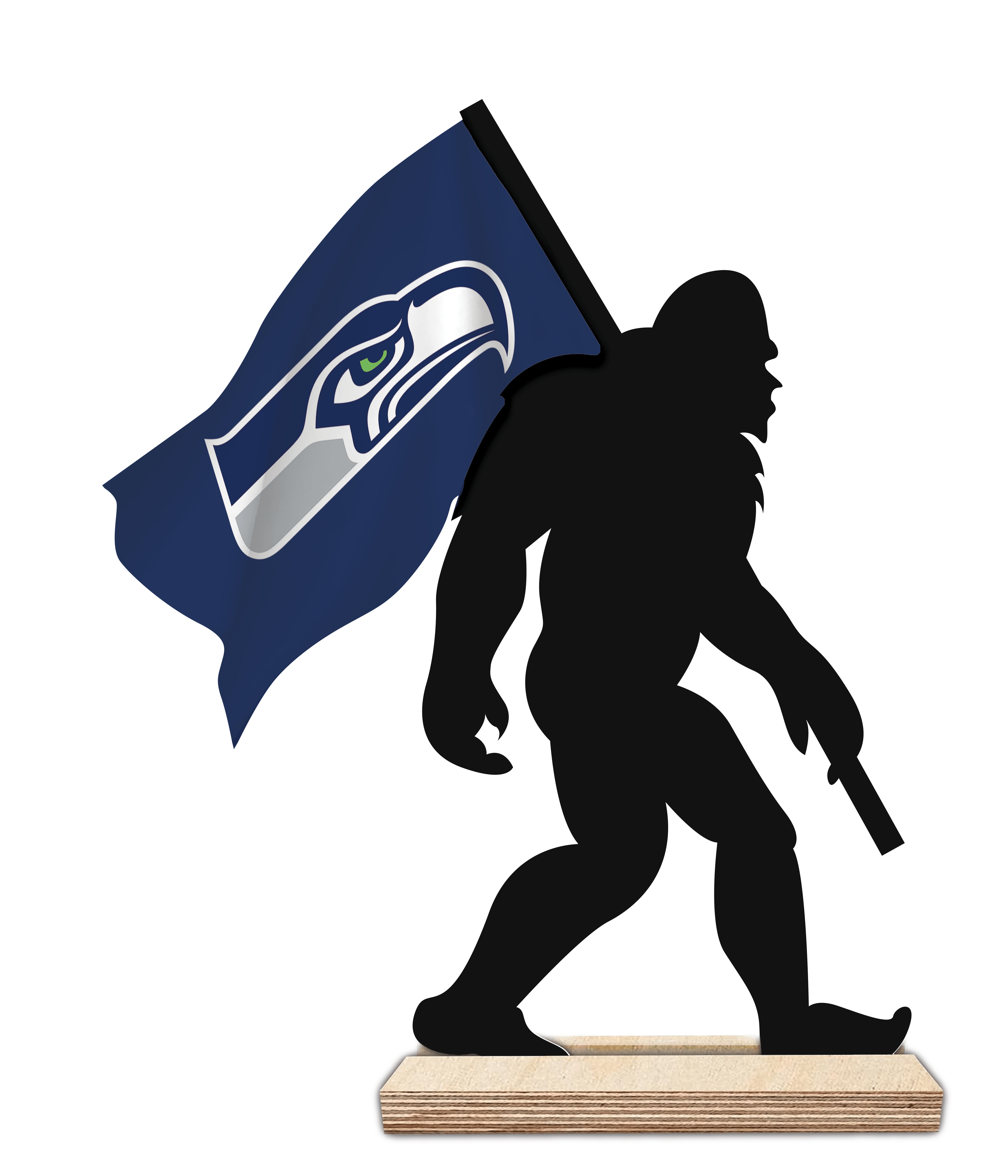 Seattle Seahawks 12inch Big Foot Cutout – Fan Creations GA
