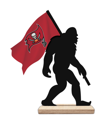 Fan Creations Home Decor Tampa Bay Buccaneers 12inch Big Foot Cutout