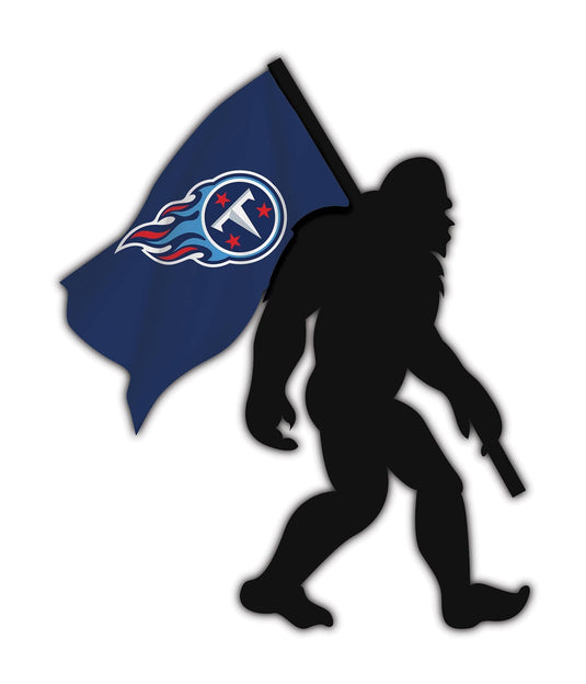 Fan Creations Home Decor Tennessee Titans 12inch Big Foot Cutout