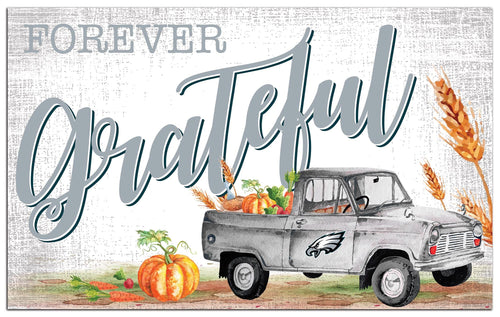 Fan Creations Holiday Home Decor Philadelphia Eagles Forever Grateful 11x19