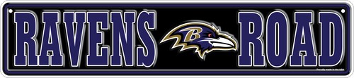 Fan Creations Wall Decor Baltimore Ravens Team Boulevard Metal 4x18