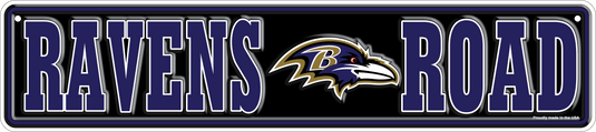 Fan Creations Wall Decor Baltimore Ravens Team Boulevard Metal 4x18