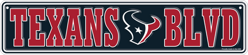 Fan Creations Wall Decor Houston Texans Team Boulevard Metal 4x18