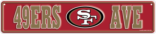 Fan Creations Wall Decor San Francisco 49ers Team Boulevard Metal 4x18