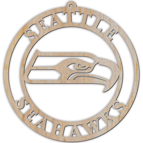 Fan Creations Holiday Home Decor Seattle Seahawks Luan Logo Cutout Ornament