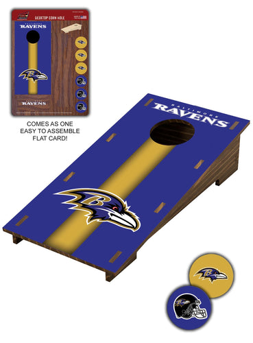 Fan Creations Desktop Stand Baltimore Ravens Desktop Cornhole