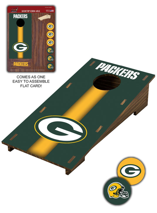 Fan Creations Desktop Stand Green Bay Packers Desktop Cornhole