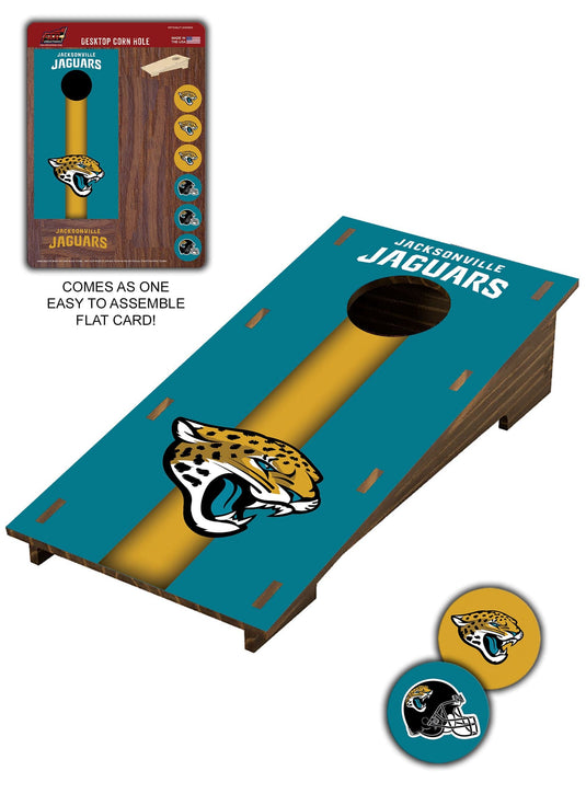 Fan Creations Desktop Stand Jacksonville Jaguars Desktop Cornhole