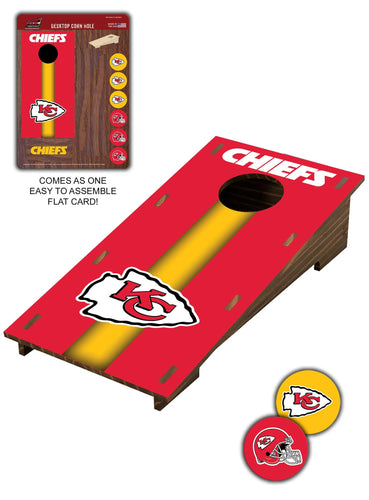 Fan Creations Desktop Stand Kansas City Chiefs Desktop Cornhole