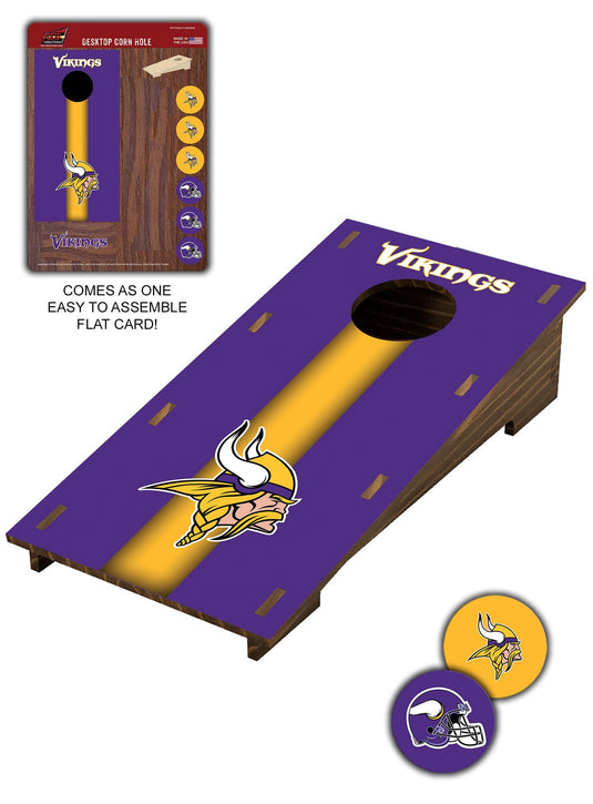 Fan Creations Desktop Stand Minnesota Vikings Desktop Cornhole