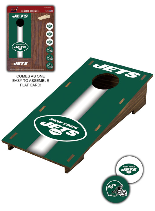 Fan Creations Desktop Stand New York Jets Desktop Cornhole