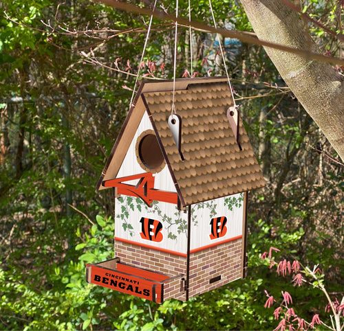 Fan Creations Cincinnati Bengals Team Bird House