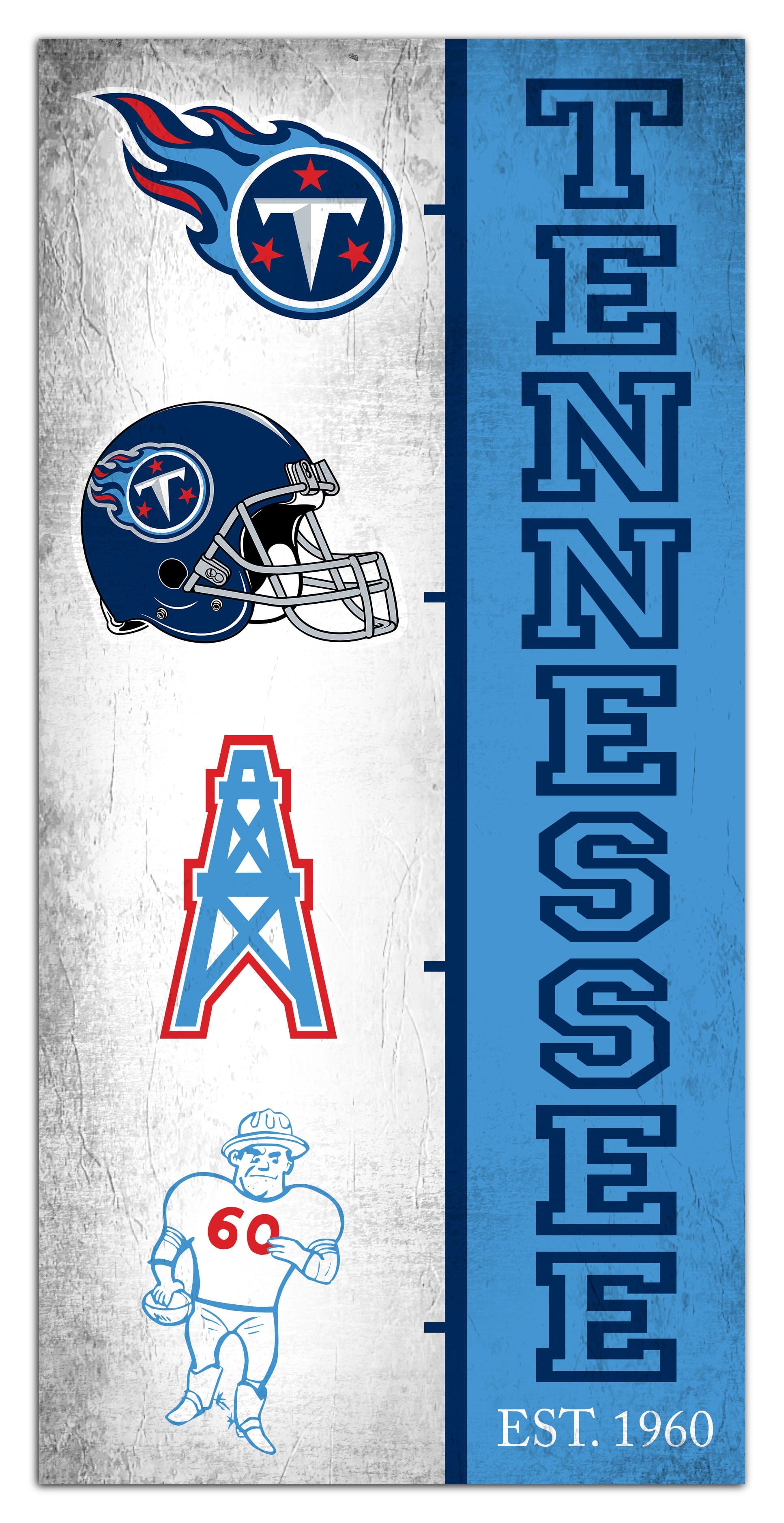 Team Titems Titans New Logo Men's New Era White Tennessee Titans Alternate Logo
