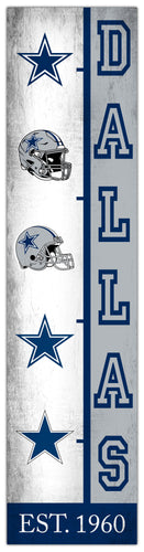 Fan Creations Home Decor Dallas Cowboys Team Logo Progression 6x24