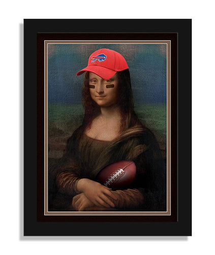 Fan Creations Wall Decor Buffalo Bills Mona Lisa Fan 12x16