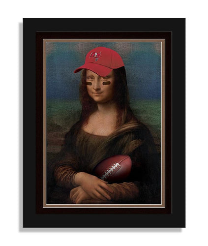 Fan Creations Wall Decor Tampa Bay Buccaneers Mona Lisa Fan 12x16