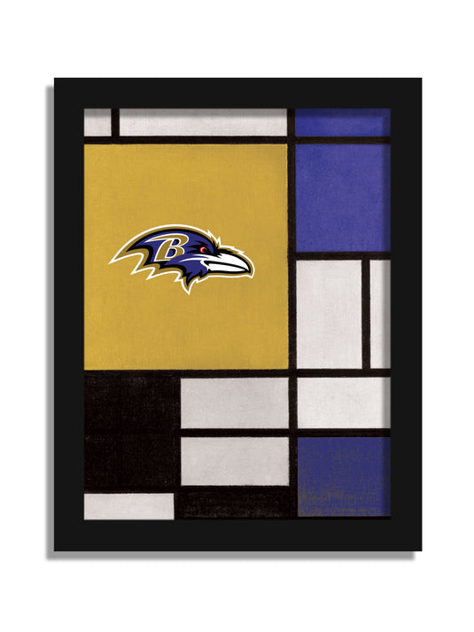 Fan Creations Wall Decor Baltimore Ravens Team Composition 12x16