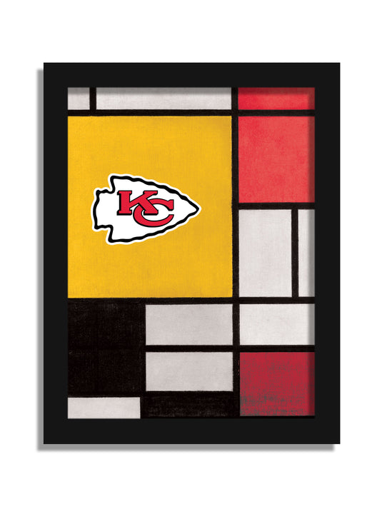 Fan Creations Wall Decor Kansas City Chiefs Team Composition 12x16