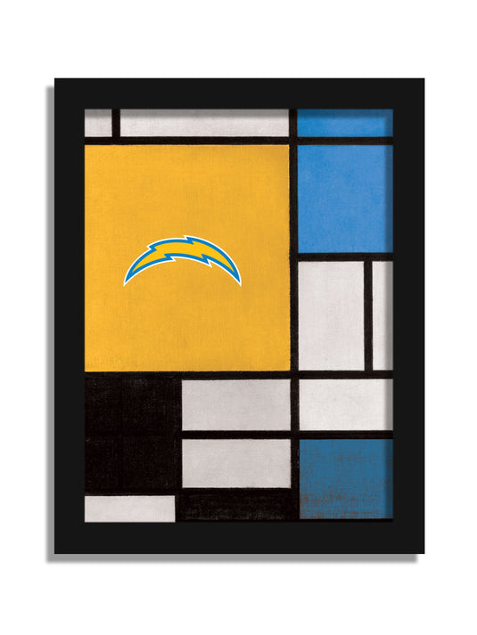 Fan Creations Wall Decor Los Angeles Chargers Team Composition 12x16