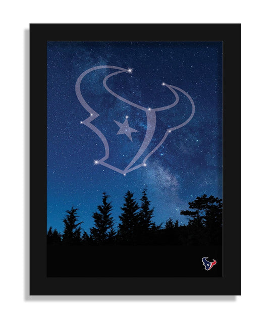 Fan Creations Wall Decor Houston Texans In The Stars 12x16