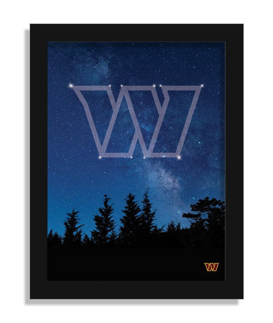 Fan Creations Wall Decor Washington Commanders In The Stars 12x16