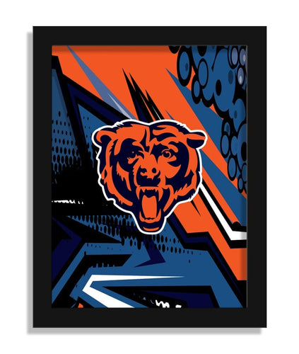Fan Creations Wall Decor Chicago Bears Team Comic 12x16
