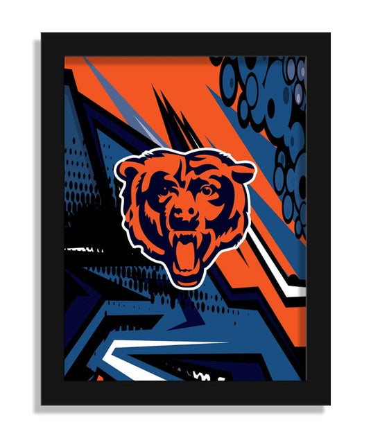 Fan Creations Wall Decor Chicago Bears Team Comic 12x16