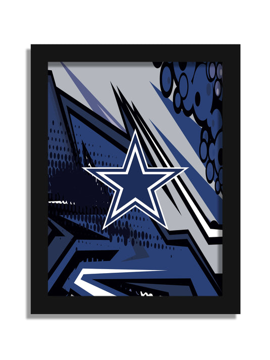 Fan Creations Wall Decor Dallas Cowboys Team Comic 12x16