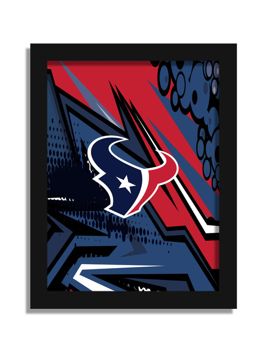 Fan Creations Wall Decor Houston Texans Team Comic 12x16