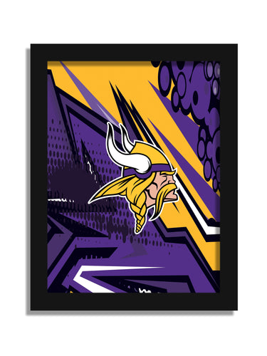 Fan Creations Wall Decor Minnesota Vikings Team Comic 12x16
