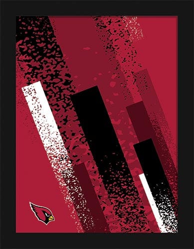 Fan Creations Wall Decor Arizona Cardinals Team Color Art 12x16