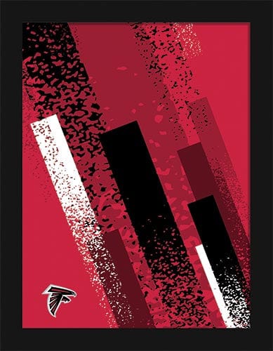 Fan Creations Wall Decor Atlanta Falcons Team Color Art 12x16