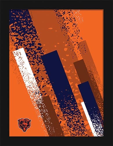Fan Creations Wall Decor Chicago Bears Team Color Art 12x16