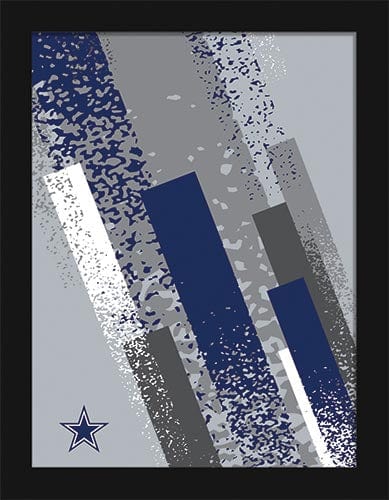 Fan Creations Wall Decor Dallas Cowboys Team Color Art 12x16