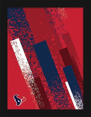 Fan Creations Wall Decor Houston Texans Team Color Art 12x16