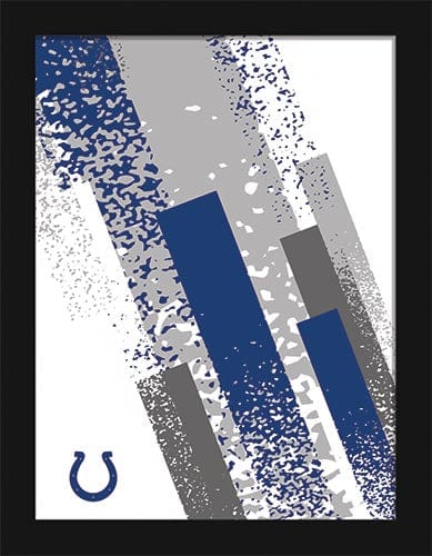 Fan Creations Wall Decor Indianapolis Colts Team Color Art 12x16
