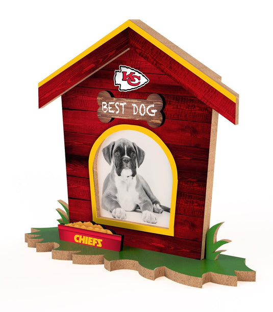 Fan Creations Home Decor Kansas City Chiefs Dog House Frame
