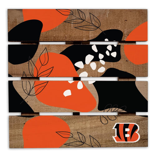 Fan Creations Gameday Food Cincinnati Bengals Abstract Floral Trivet Hot Plate