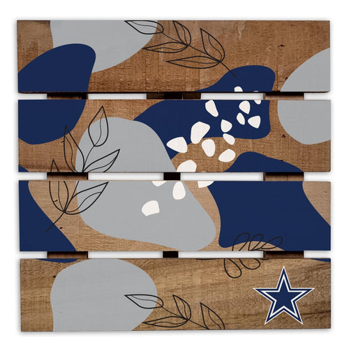 Fan Creations Gameday Food Dallas Cowboys Abstract Floral Trivet Hot Plate