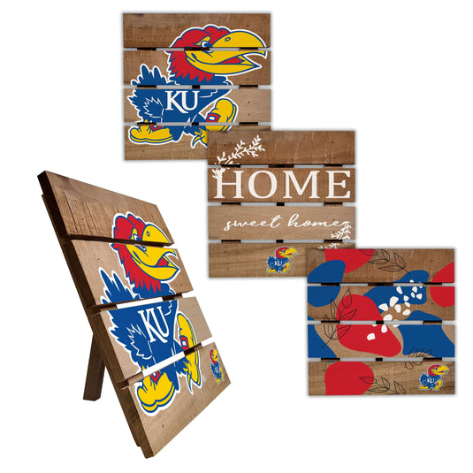 Fan Creations Home Decor Kansas Trivet Hot Plate Set of 4 (2221,2222,2122x2)