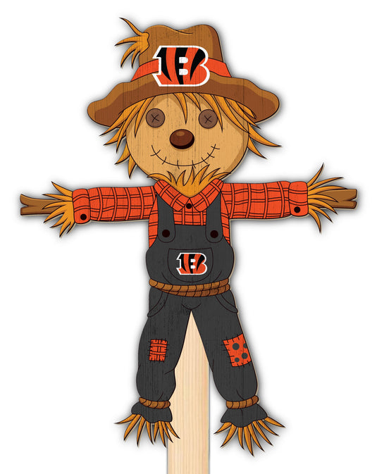 Fan Creations Garden Cincinnati Bengals Scarecrow Yard Stake