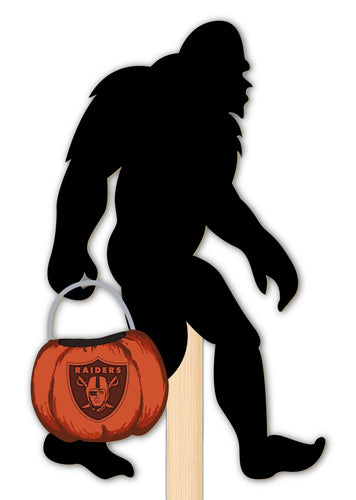 Fan Creations Yard Sign Las Vegas Raiders Big Foot Halloween Yard Stake